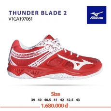 [CHÍNH HÃNG] GIÀY MIZUNO THUNDER BLADE 2 PHIÊN BẢN ĐỎ